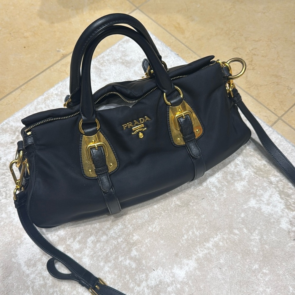 Prada Nylon Satchel Bag